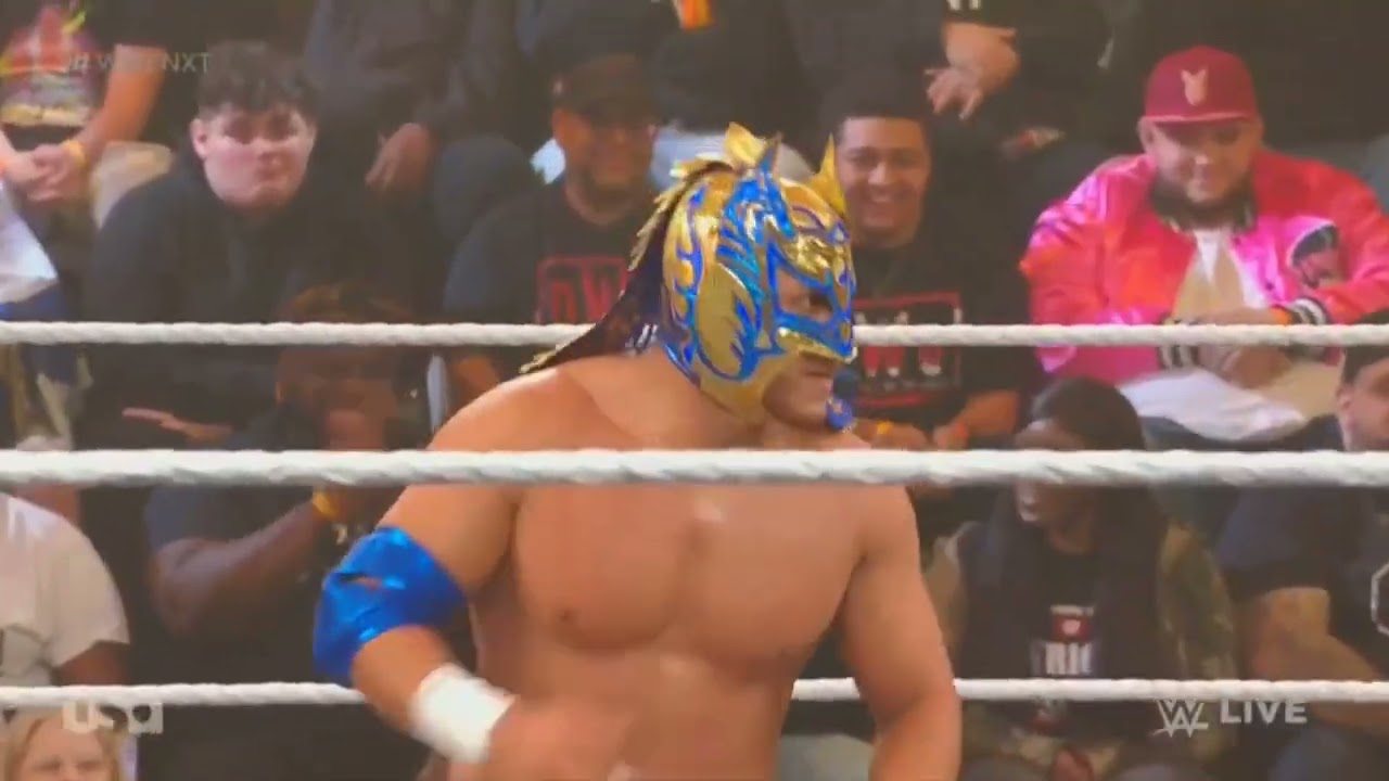 WWE NXT DRAGON LEE VS TYLER BATE 12/12/23 background