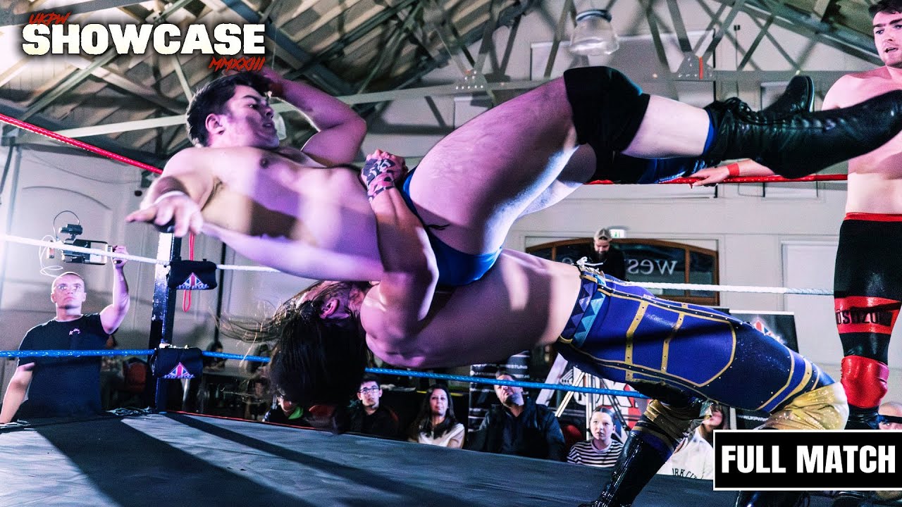 UKPW: FULL MATCH - Shaun Jackson & Liam Judd vs Jay Alexander & Delphine #britishwrestling background