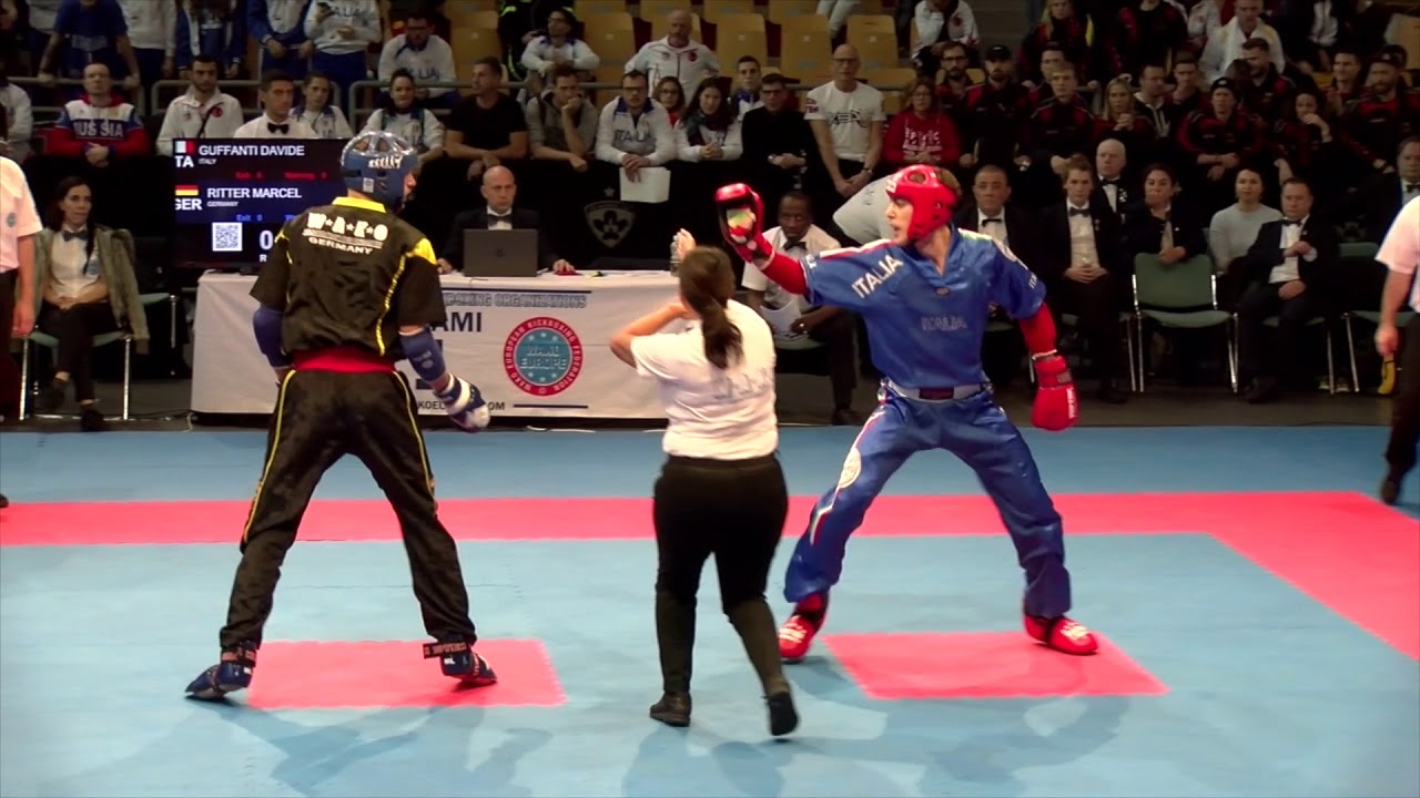 Davide Guffanti v Marcel Ritter WAKO European Championships 2018