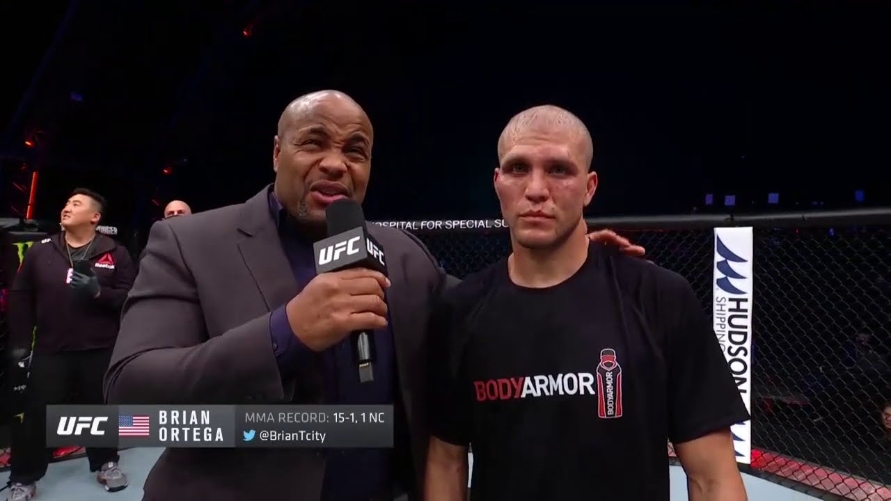 UFC Бойцовский остров 6: Брайан Ортега - Слова после боя background