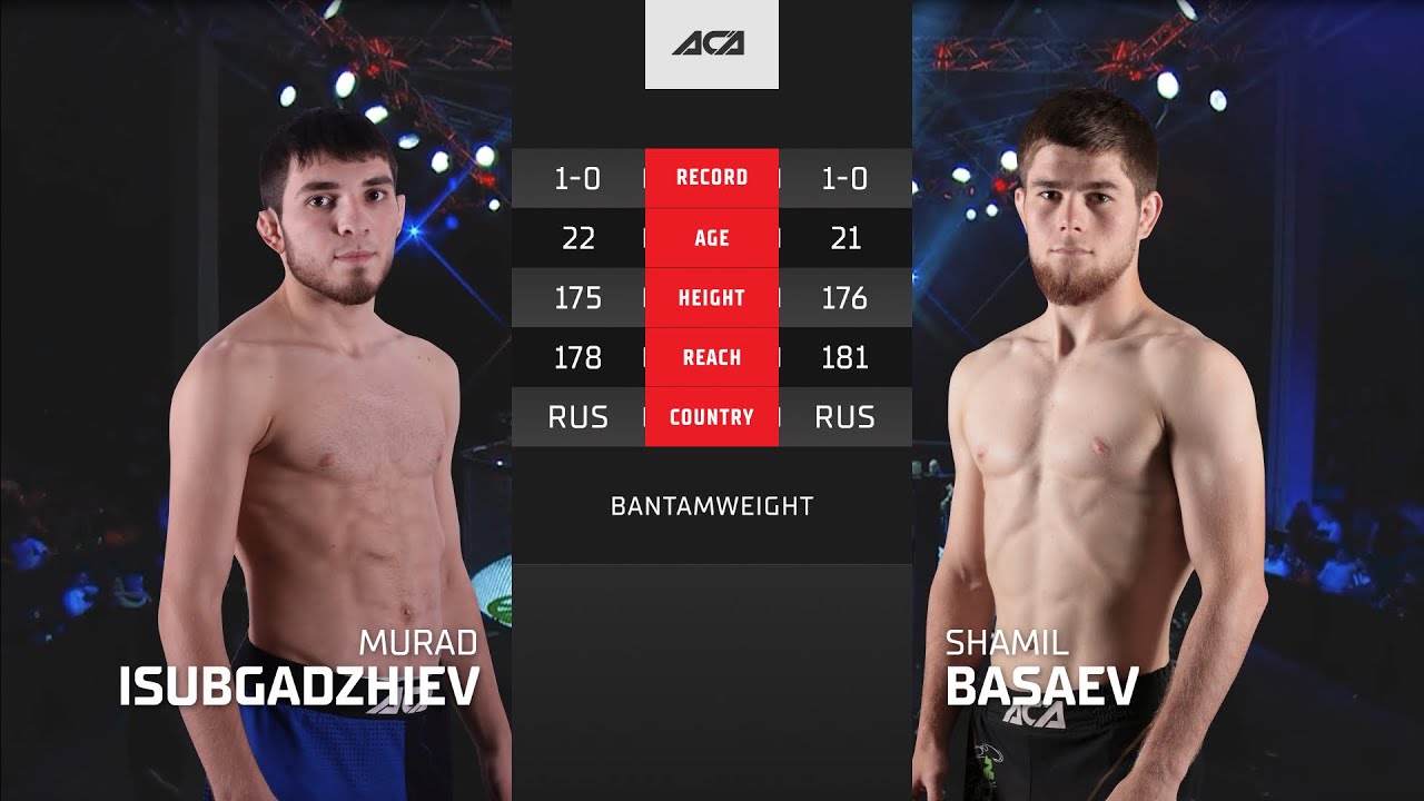 Мурад Исубгаджиев vs. Шамиль Басаев | Murad Isubgadzhiev vs. Shamil Basaev | ACA YE 43