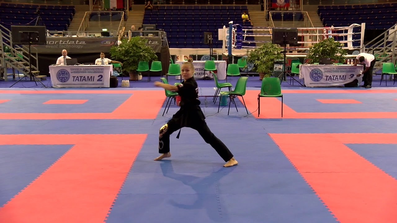 Valeriya Kosinova WAKO World Championships 2018 background
