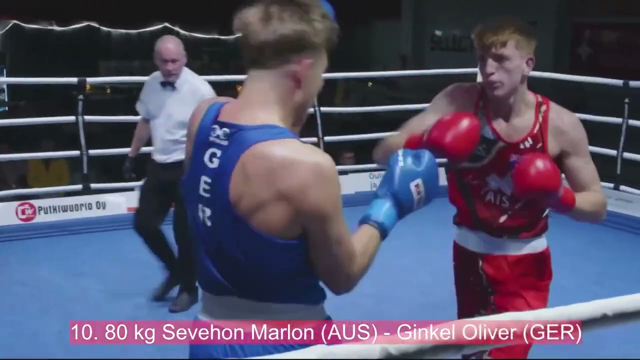Oliver Ginkel (GER) vs. Marlon Sevehon (AUS) GeeBee Tournament 2025 SF's (80kg) background