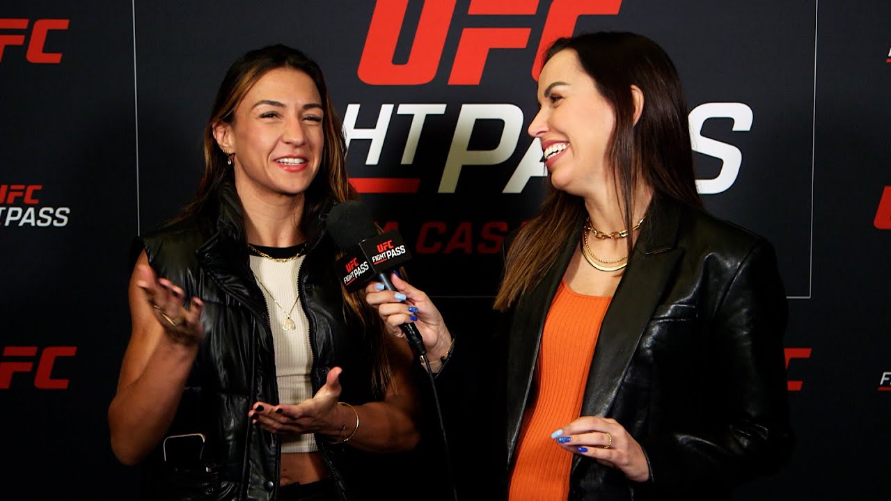 Amanda Ribas: "Vou entrar com todo meu coração para sair com a vitória"| UFC Vegas 82 background
