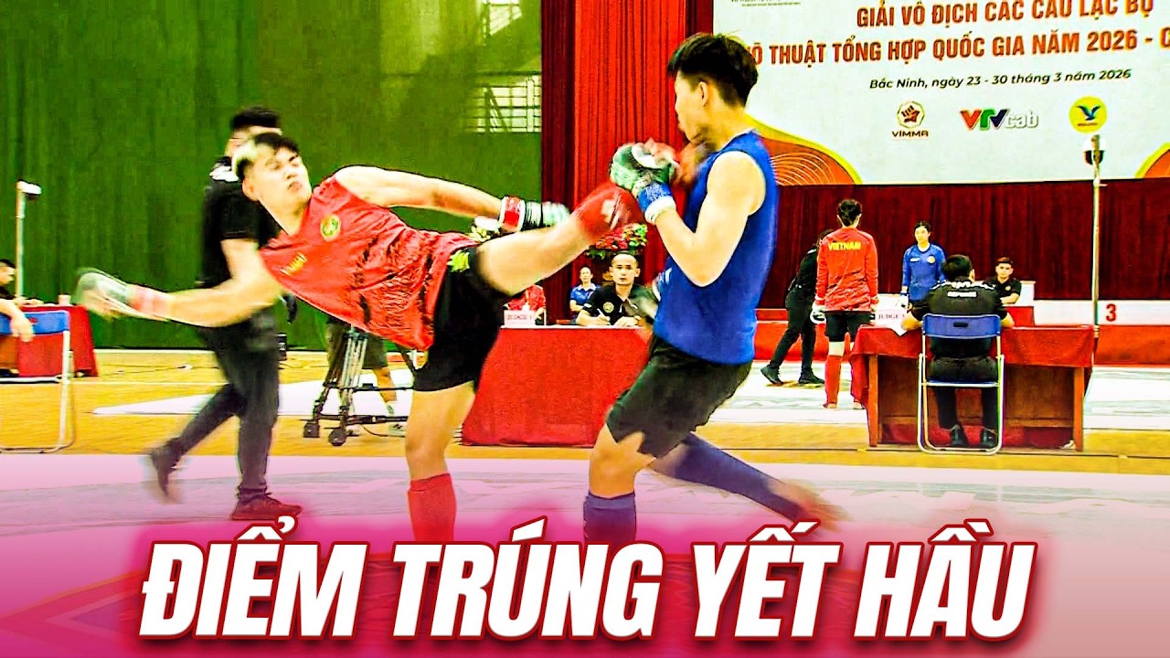Cú FAKE KICK ( ĐÁ NHẤP) đỉnh cao tại giải MMA 2026. Điểm trúng YẾT HẦU làm đối thủ GỤC NGÃ