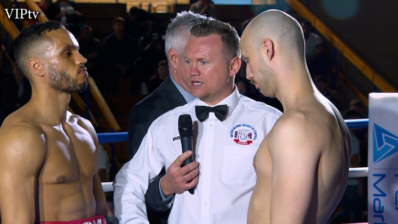 Richard Roberts Popham v Josh Cook at Wakefield Lightwaves on VIP's show Apr 8th 2023 background
