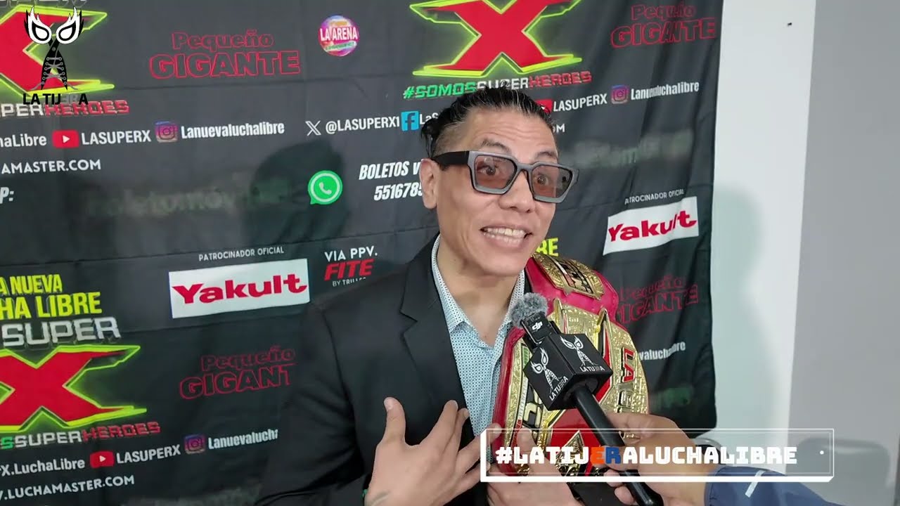 Juventud Guerrera: Mi papá me tiene rencor, quise hacerle una función. He dado todo por la Super X background