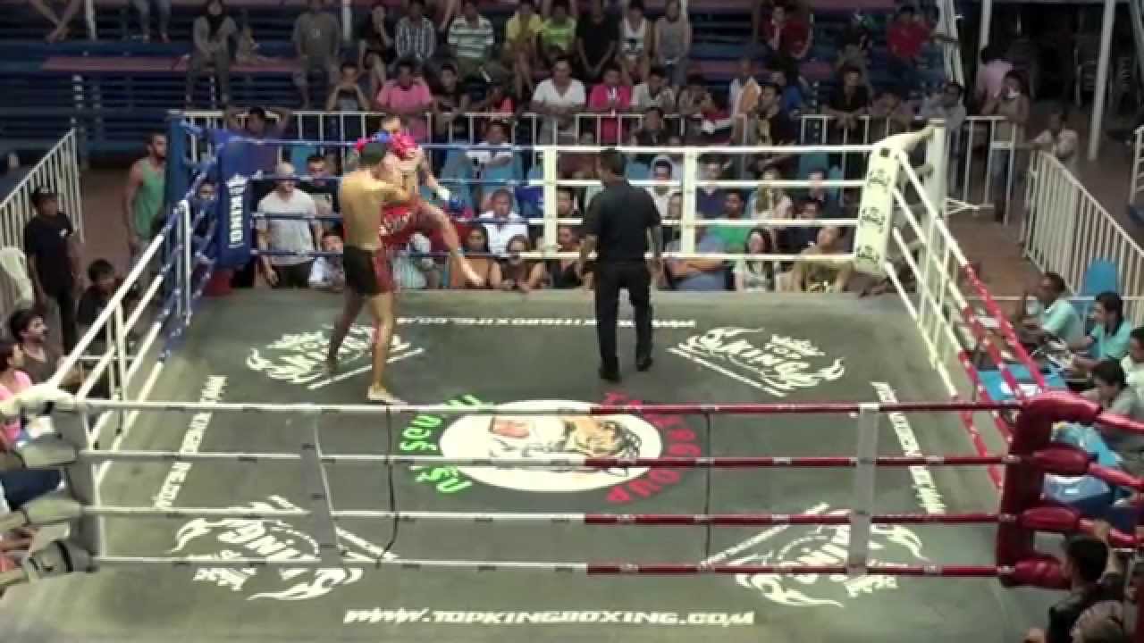Eric Bradach (Tiger Muay Thai) vs John (Phuwanan Muay Thai) @ Bangla Stadium 30/4/2014