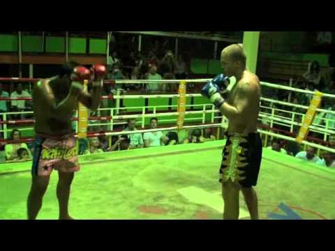 Patrick "Big Swiss" Schmit (Tiger Muay Thai) Wins by KO in round 1 @ Phi Phi Island Stadium background