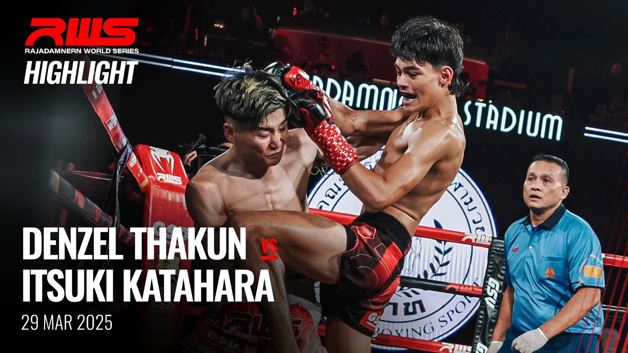 Highlight l Denzel Thakun vs. Itsuki Katahara l เดนเซล ทาคูน vs. อิซึกิ คาทาฮาระ l RWS background