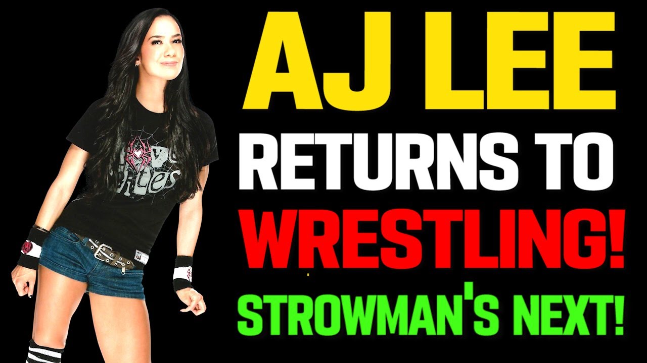 WWE News! AJ Lee Wrestling Return! Harsh Words Towards Bryan Danielson! Strowman's NEXT! AEW News! background