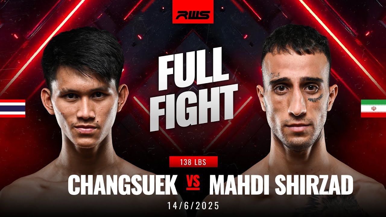 Full Fight l Changsuek vs. Mahdi Shirzad l ช้างศึก vs. มาห์ดี เชอร์ซาด l RWS background