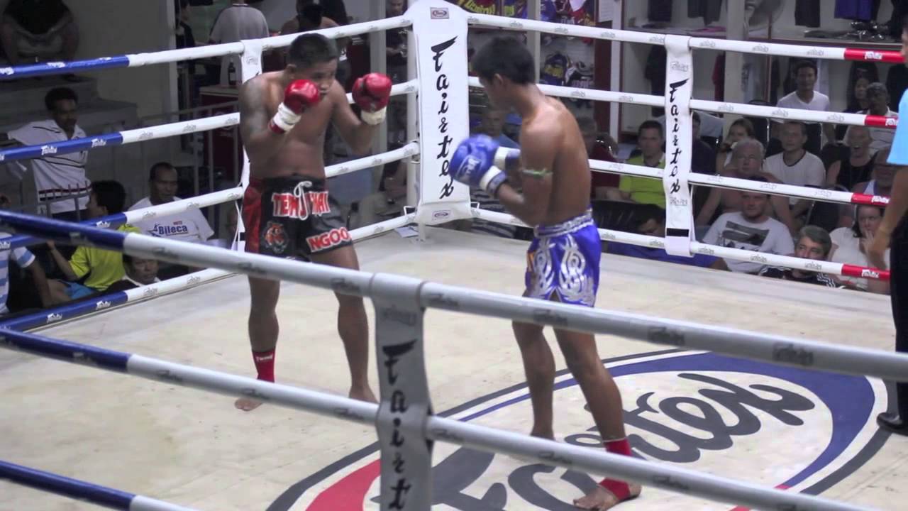 Ngoo returns to the ring with a big elbow knockout @ Suwit Stadium 1/3/2013 background