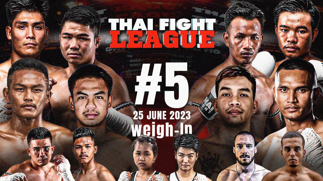 🔴 THAI FIGHT LEAGUE #5 Weigh-In | การชั่งน้ำหนัก background