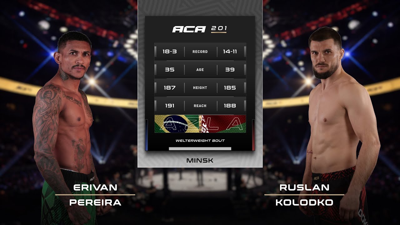 Эриван Перейра vs. Руслан Колодко | Erivan Pereira vs. Ruslan Kolodko | ACA 201