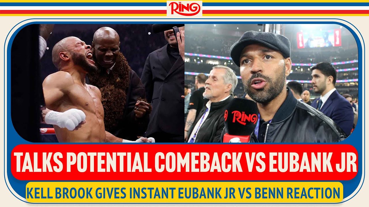 "I'D BEAT THEM BOTH EASY!" Kell Brook REACTS To Eubank Jr Win Vs Benn background