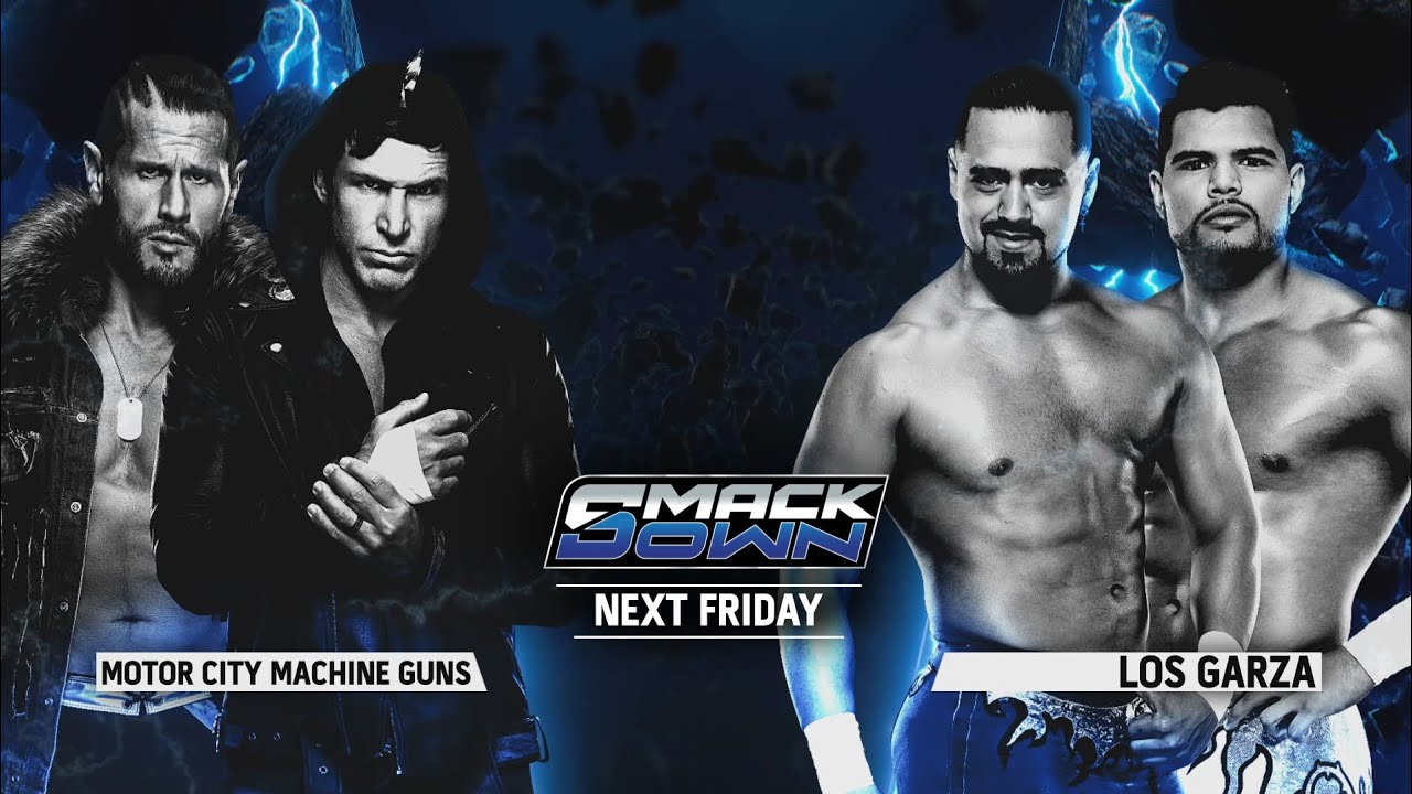 Motor City Machine Guns vs Los Garza: SmackDown, Jan. 17, 2025 background