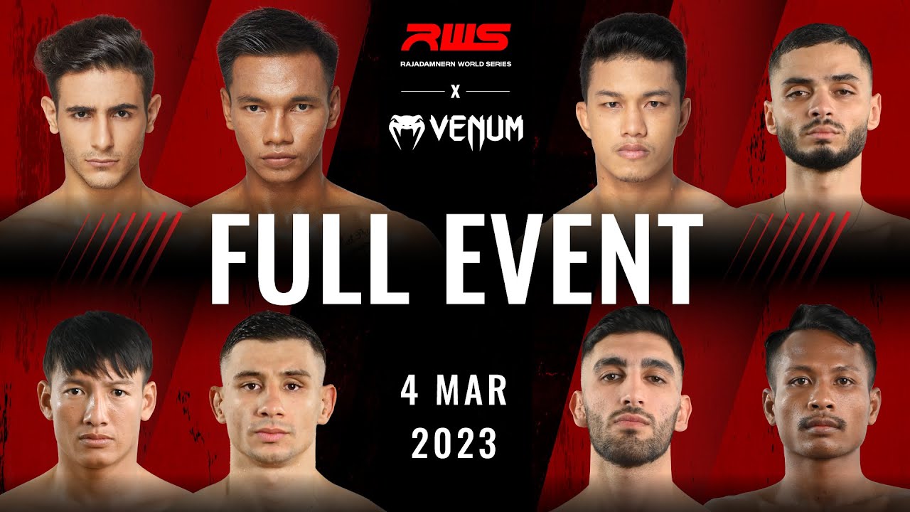 เทปบันทึกภาพศึก RWS Fight Night x Venum 04/03/2023 background