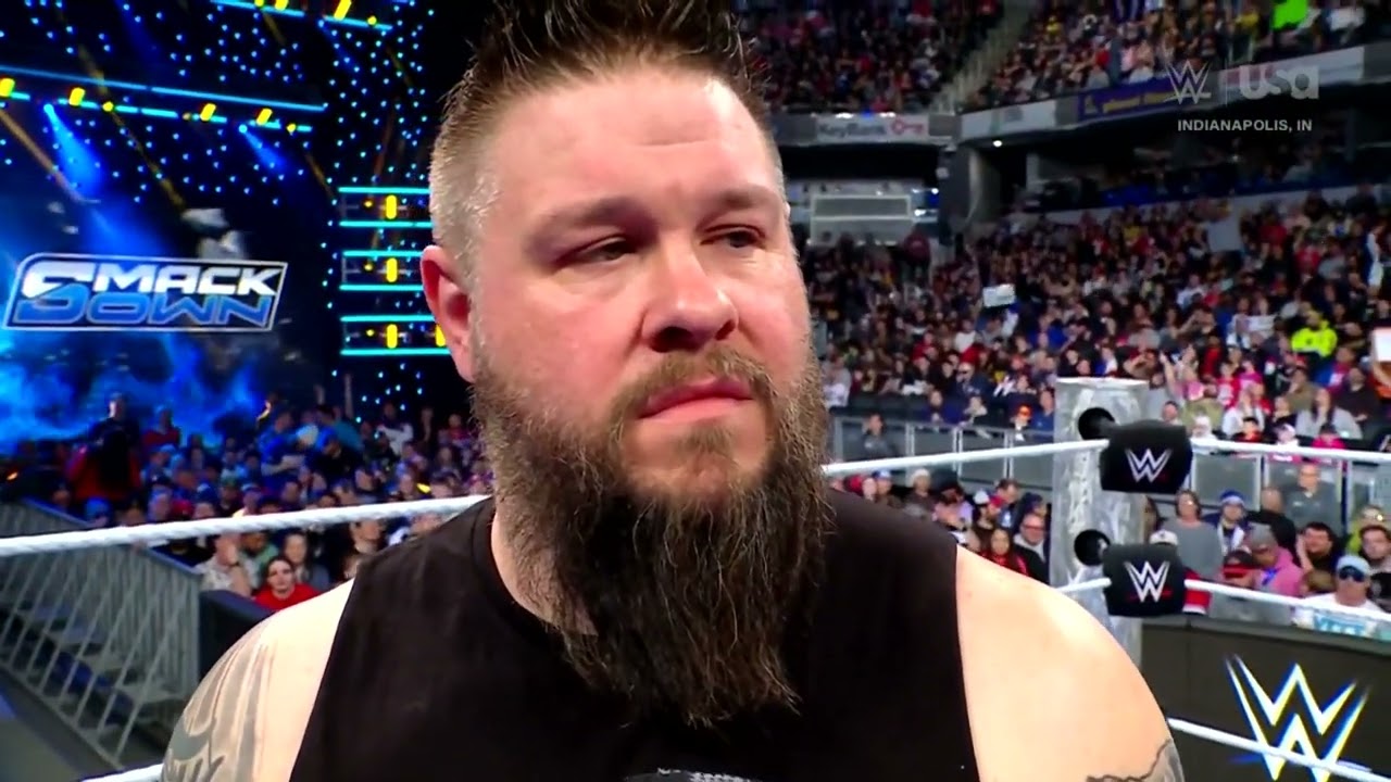 CM Punk interrupts Kevin Owens' Interview: SmackDown, Jan. 31, 2025 background