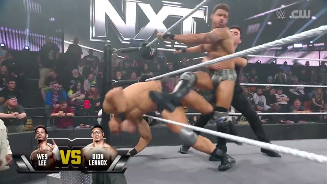 Wes Lee vs Dion Lennox: NXT, Jan. 21, 2025 background