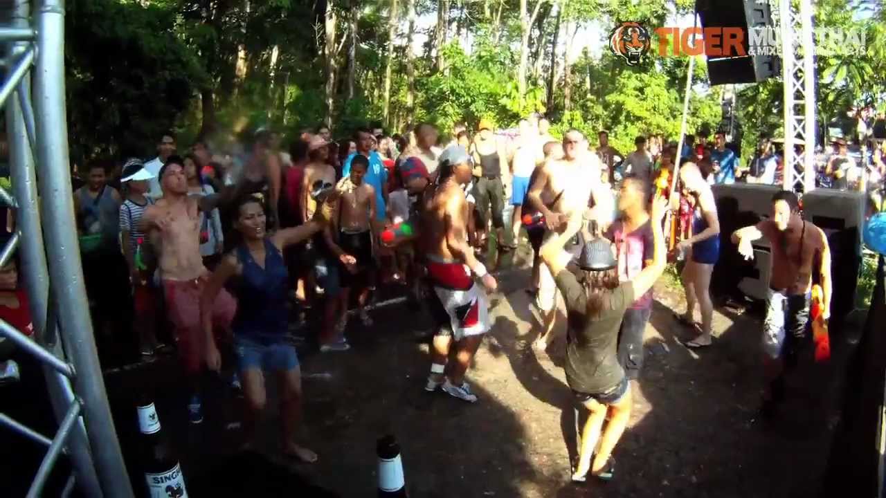 Songkran Water Festival @ Tiger Muay Thai & MMA Training Camp, Phuket Thailand