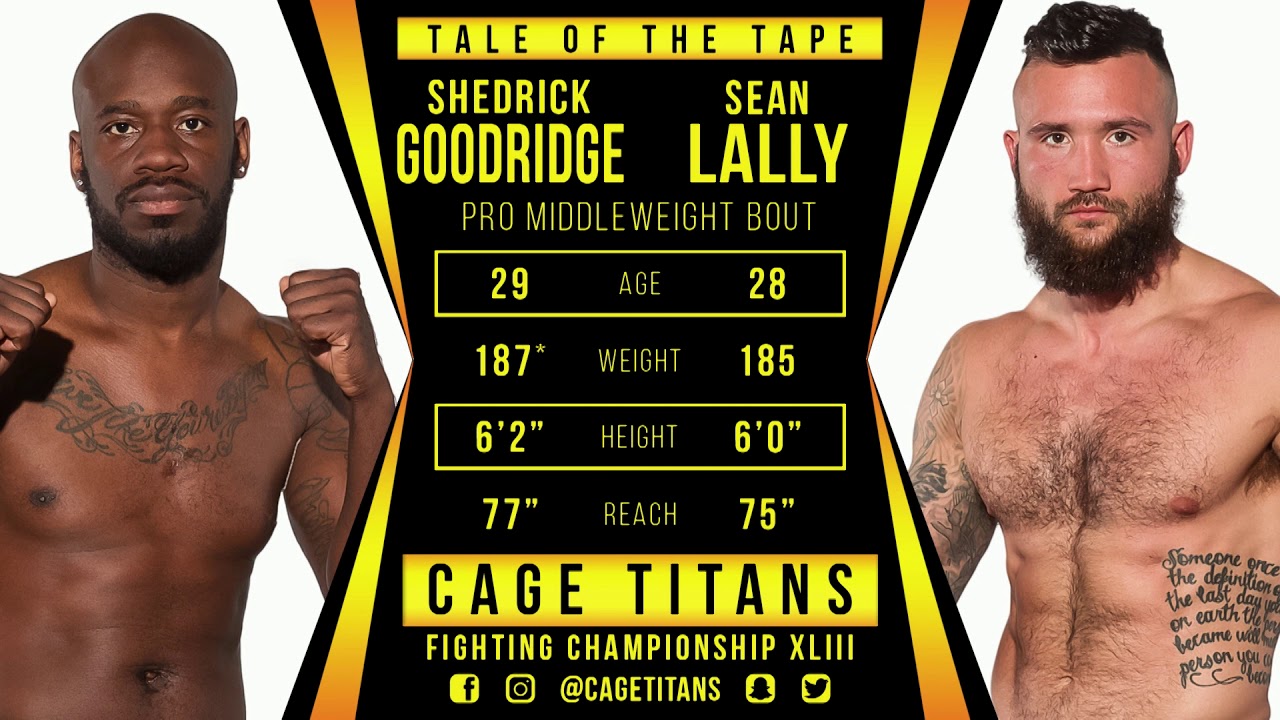 Sean Lally vs. Shedrick Goodridge Cage Titans XLIII