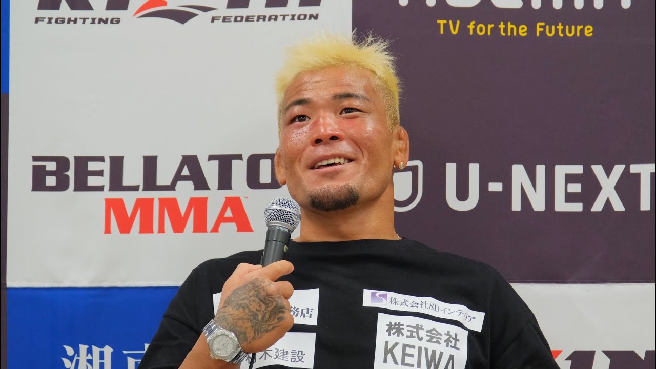 武田光司 試合後インタビュー / 湘南美容クリニック presents RIZIN.40 backdrop