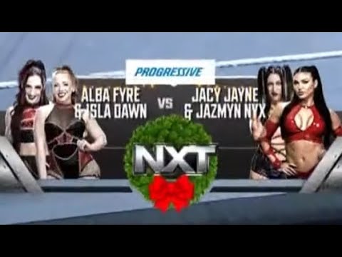 Alba Fyre & Isla Dawn vs Jacy Jayne & Jazmyn Nyx (1/2): NXT, Dec. 24, 2024 background