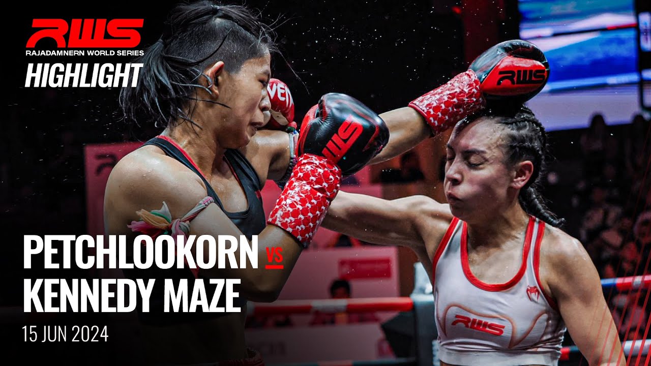 Highlight l Petchlookorn Kiatkongprai vs. Kennedy Maze Tor. Saengtiennoi I RWS background
