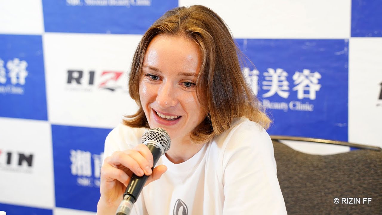 アナスタシア・スヴェッキスカ 試合前インタビュー/ 湘南美容クリニック presents RIZIN.37