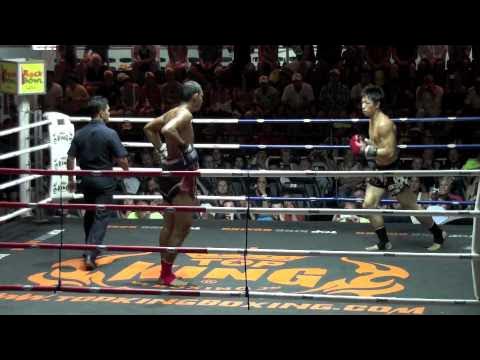 Steve Cho (Tiger Muay Thai) Defeats Banyat via TKO rd 2 @ Patong Thai Boxing Stadium backdrop