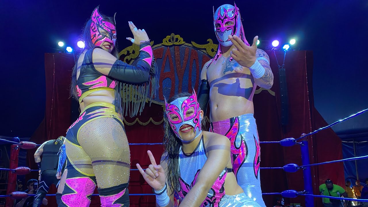 Diosa Nix, Laksmy y Death Magic Vs Princesa Sioux, Balita Ortiz y King Talaxis en el Circo Atayde background
