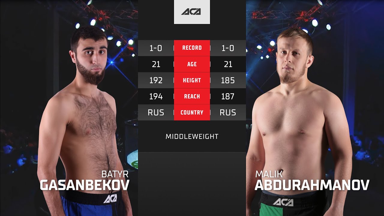 Батыр Гасанбеков vs. Малик Абдурахманов | Batyr Gasanbekov vs. Malik Abdurakhmanov | ACA YE 43