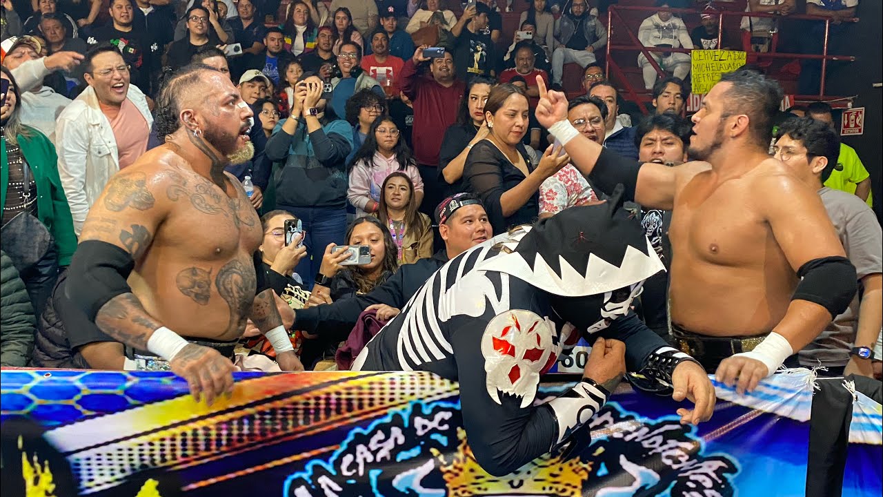Triangular estelar L.A Park Vs Demonio Infernal Vs Hijo del Pirata Morgan con The King Phantom