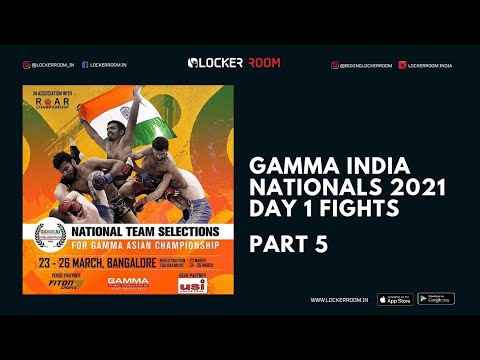 GAMMA India Nationals | Day 1 Fights | Part 5 background