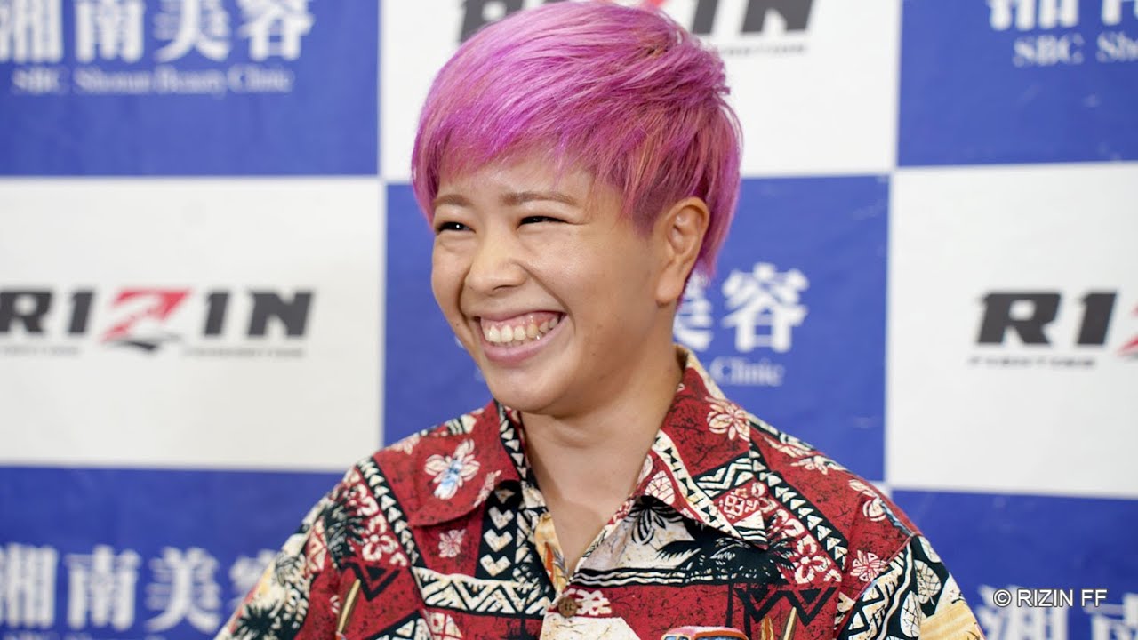 にっせー 試合前インタビュー 湘南美容クリニック presents RIZIN.36 background