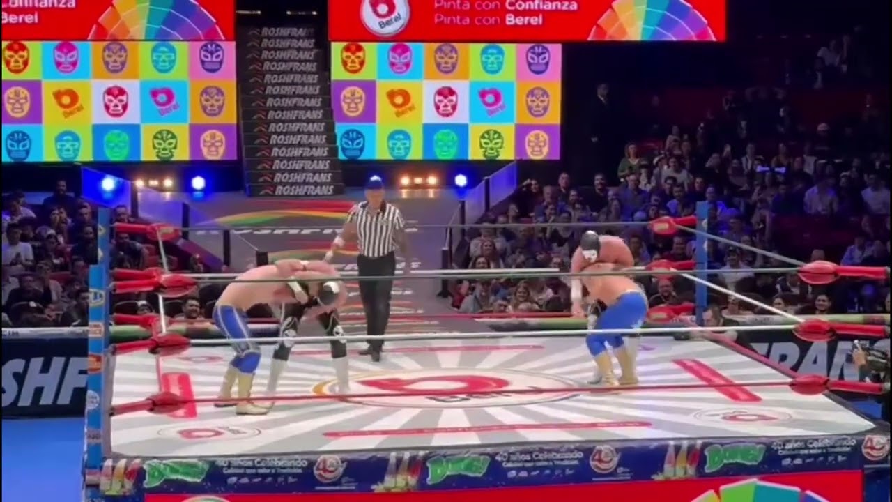 CMLL: Blue Shark y El VigĂađ Calavera Jr I y Calavera Jr II
