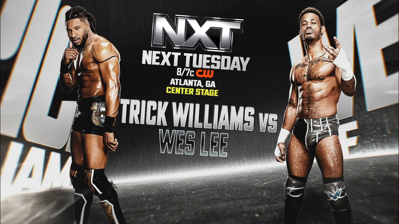 Trick Williams vs Wes Lee: NXT, Jan. 28, 2025 background