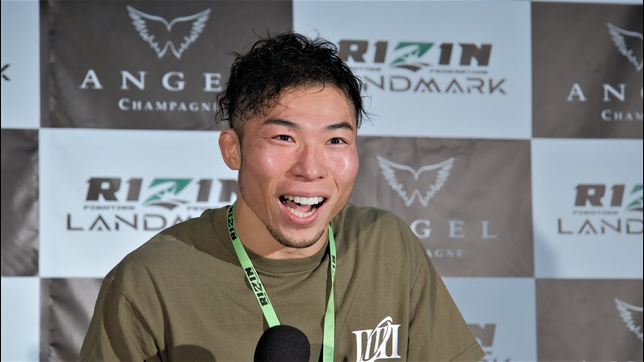 中村優作 試合後インタビュー / ANGEL CHAMPAGNE presents RIZIN LANDMARK 4 in NAGOYA