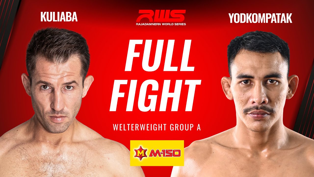 ไฟต์เต็ม Full Fight l เซอร์เก้ คูลีบา vs. ยอดคมปฏัก l Sergei Kuliaba vs. Yodkompatak l RWS background