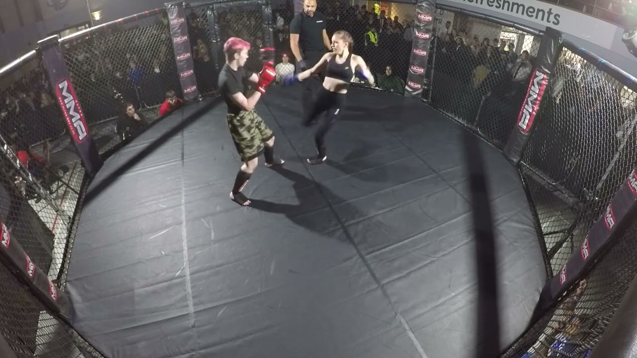 BRISTOL | ULTRA MMA | OLLY PROFESSOR AUTISMO LANE VS ZOE RED HOT COTTERELL background