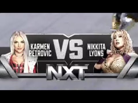 Karmen Petrovic vs Nikkita Lyons: NXT, Dec. 3, 2024 background