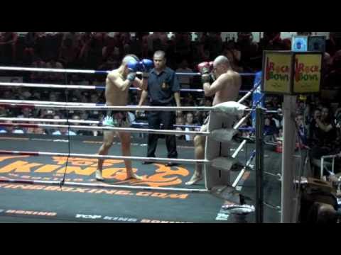 Orlando Tardeli(Tiger Muay Thai) wins on points @ Patong Thai Boxing Stadium background