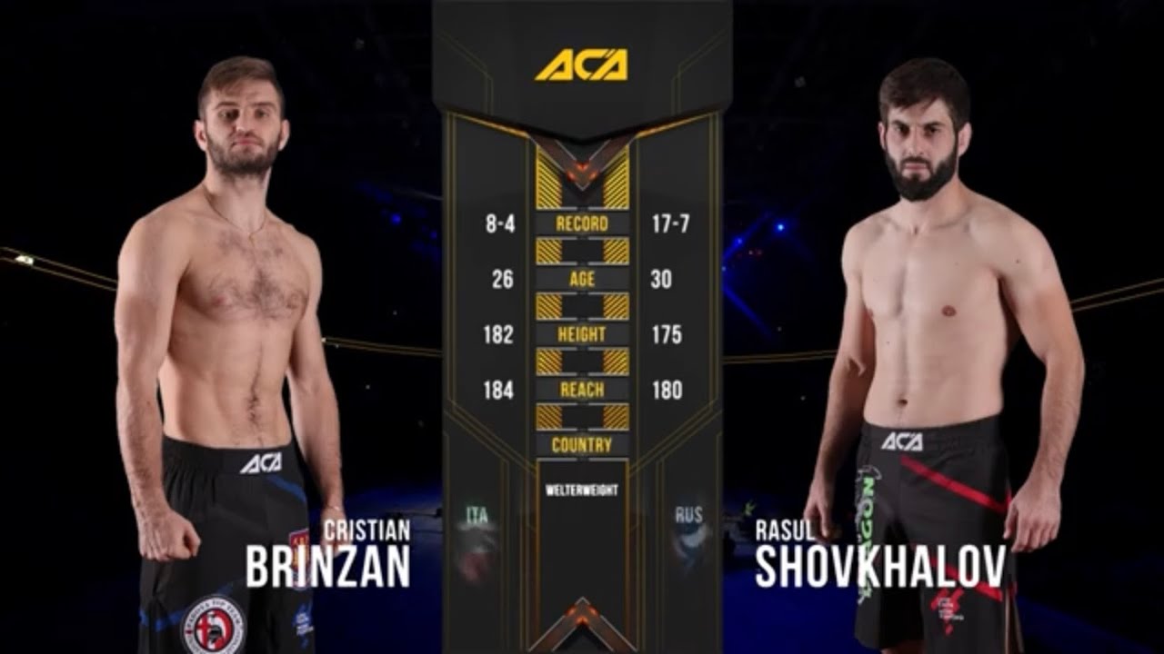 Кристиан Бринзан vs. Расул Шовхалов | Cristian Brinzan vs. Rasul Shovhalov | ACA 113 - Moscow backdrop