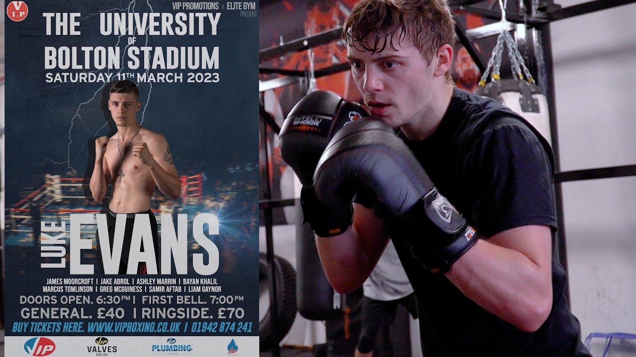 Luke Evans tops the bill in Bolton in his first 8 rounder against dangerman Robin Zamora background