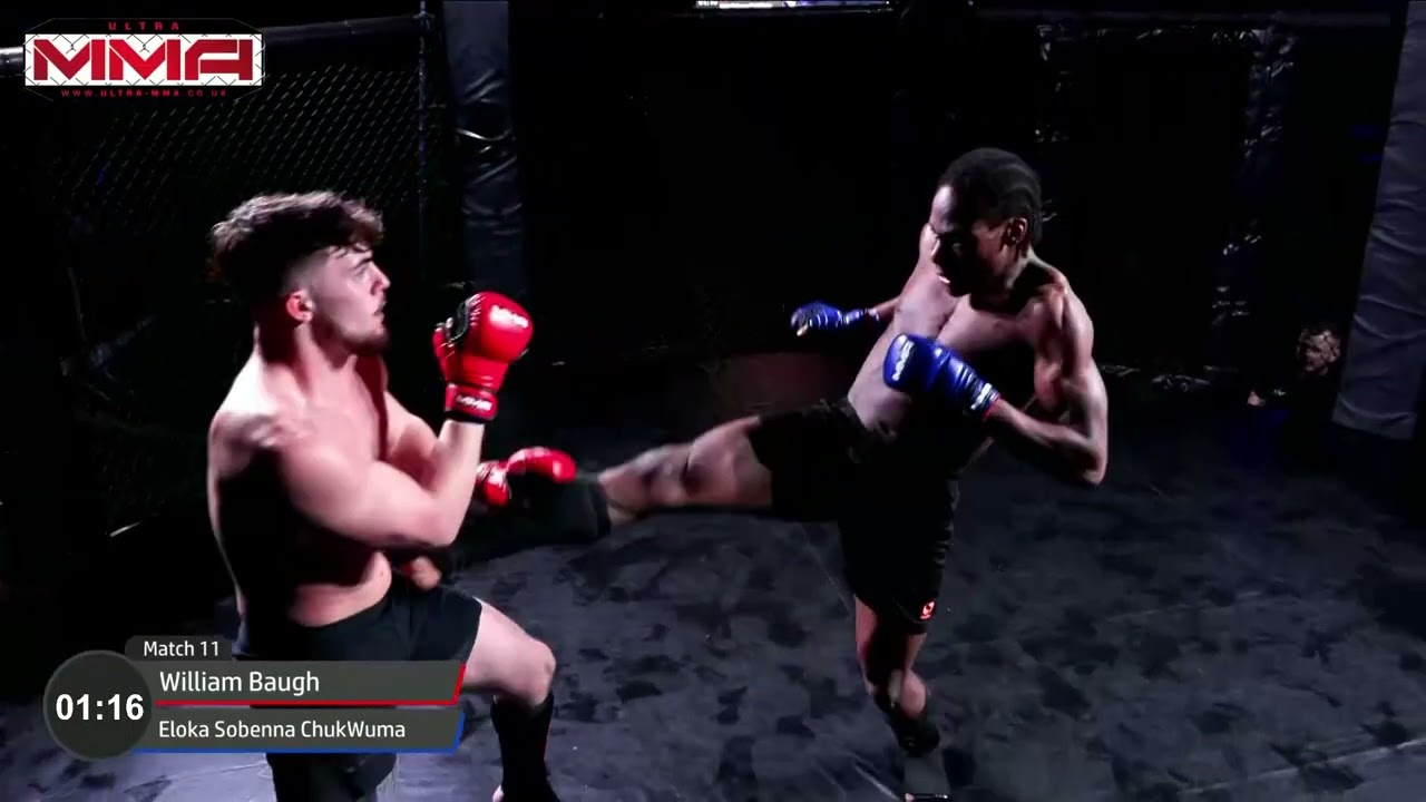 CARDIFF ULTRA MMA WILLIAM BAUGH VS ELOKA CHUKWUMA background