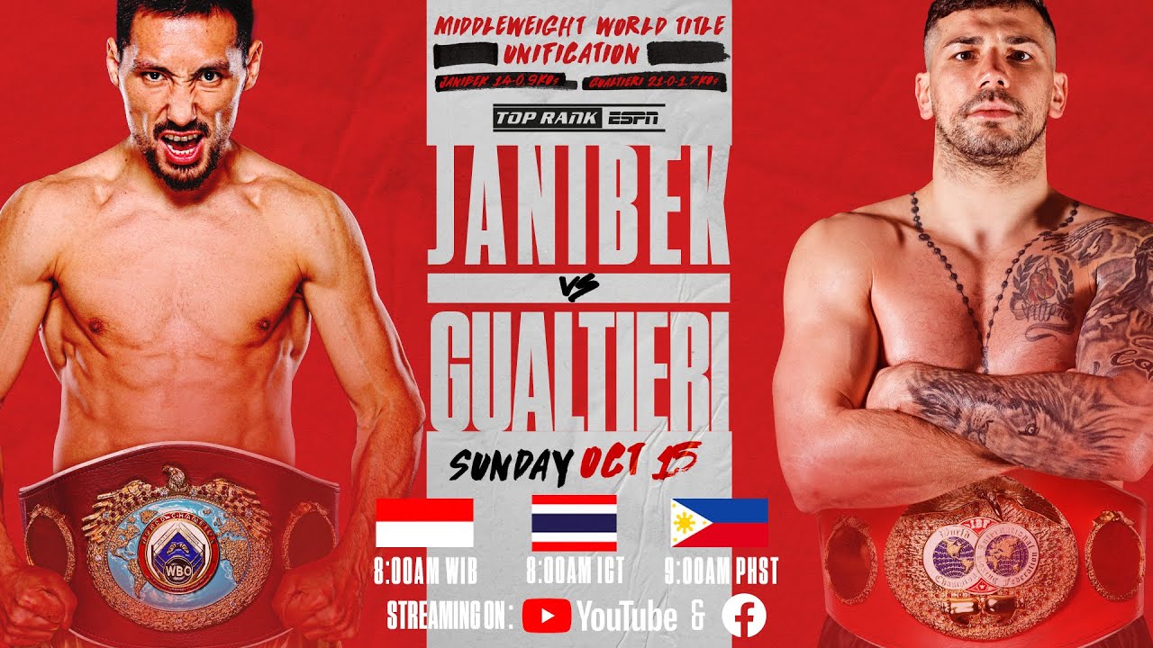 Janibek Alimkhanuly vs Vincenzo Gualtieri | FIGHT NIGHT LIVE STREAM
