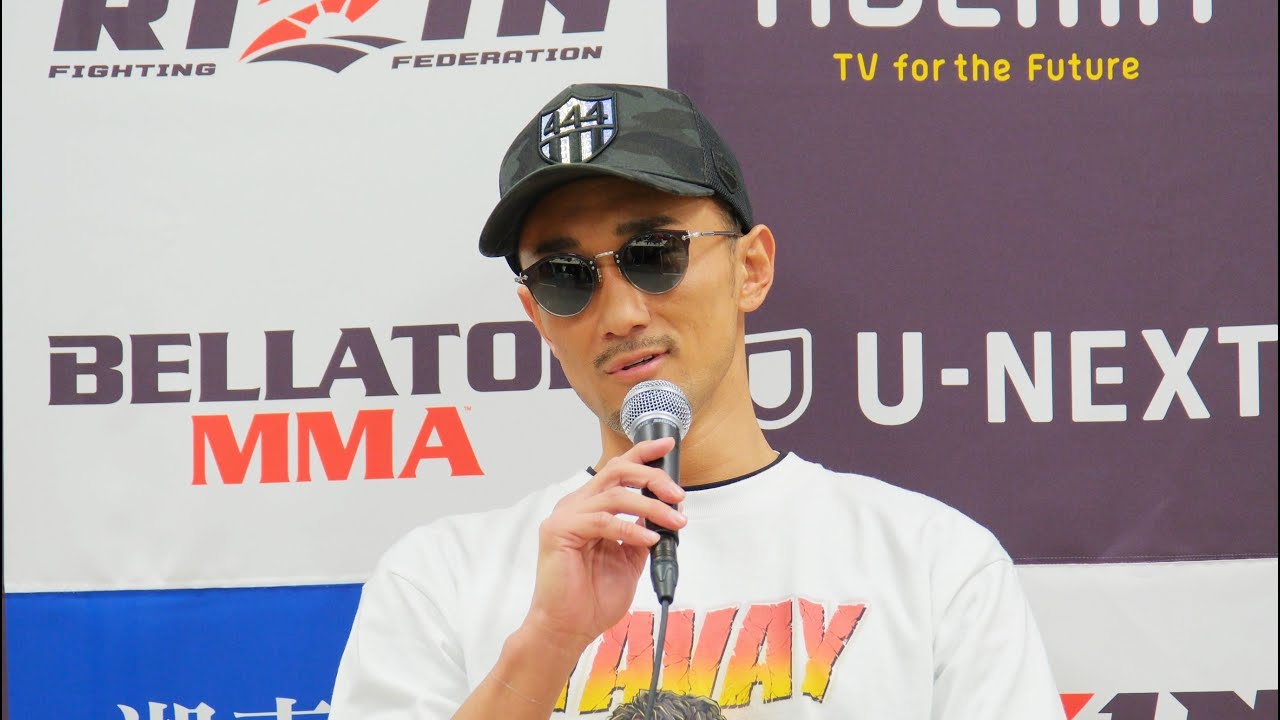 梅野源治 試合後インタビュー / 湘南美容クリニック presents RIZIN.40 background