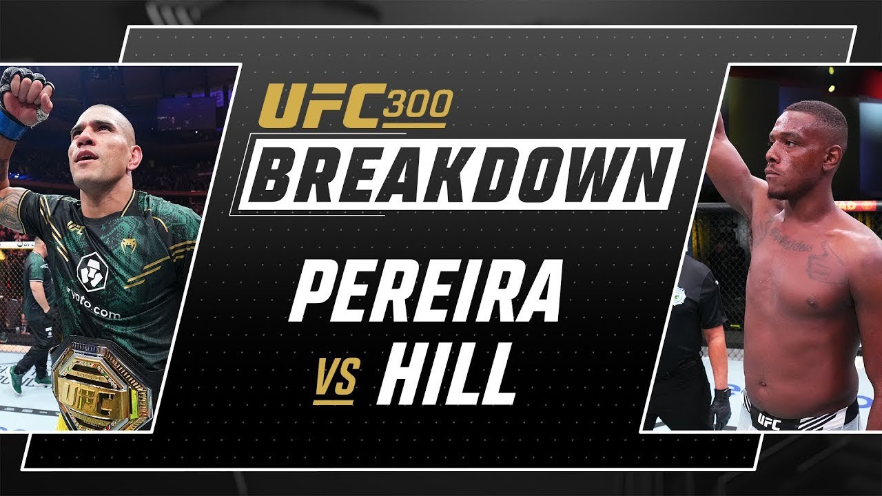 Como será a luta entre Alex "Poatan" Pereira e Jamahal Hill? | UFC 300 Breakdown background