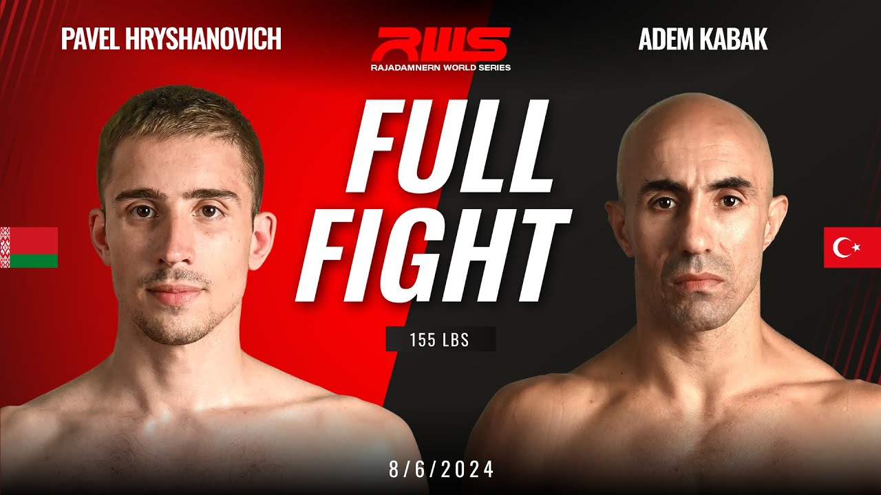 Full Fight l Pavel Hryshanovich Muay Thai Academy vs. Adem Kabak I RWS background
